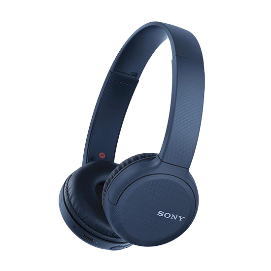 Sony WHCH510 Over-Ear Wireless Headset - Blue