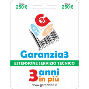 3 Anni di Garanzia Aggiuntiva - Massimale €250
