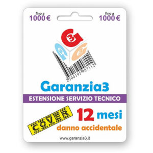 Garanzia Danni Accidentali 12 Mesi fino a 1000€