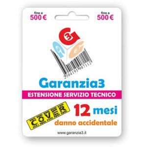 Garanzia Danni Accidentali 12 Mesi fino a 500€